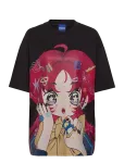 HUGO BLUE - Oversized Tee_B_4 - L&uuml;hikeste varrukatega - M