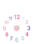 KARLSSON - Wall Clock Diy Chica Multi Colour - Kellad - &Oslash;:60CM