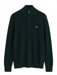 GANT - Cotton Merino Ribbed Half Zip - Poolpika lukuga džemprid - XXXL