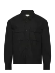 Calvin Klein - Ls Cotton Nylon Easy Cropped Shi - &Auml;ris&auml;rgid - M
