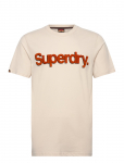 Superdry - Classic Core Logo Shadow Tee - L&uuml;hikeste varrukatega - S