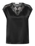 Rosemunde - Rwjade Silk Sl Lace Top - Varrukateta - 36