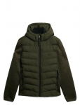 Superdry - Hooded Storm Knit Hybrid Jkt - Polsterdatud jakid - M