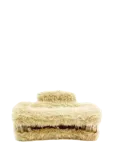 Pipol's Bazaar - Cally Furry Clamp Big Beige - Juukseklambrid - ONE SIZE