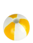 Balvi - Ceramic Candle Holder Beachball, Yellow 8 Cm - K&uuml;&uuml;nlajalad - H:8CM
