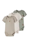 Name It - Nbmbody 3P Ss Fox Noos - L&uuml;hikeste varrukatega - 62