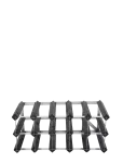 The Swedish Wine Rack Factory - 15 Bottle Self Assembly Kit Black Ash - Riiulid - 23X52X23CM