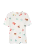Hunk&oslash;n - Azura T-Shirt - L&uuml;hikeste varrukatega - S