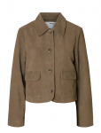 Selected - Slwkaya Suede Jacket Noos - Nahk - 34