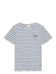 Minymo - T-Shirt Ss Rib - L&uuml;hikeste varrukatega - 98