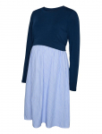 Mamalicious - Mlannie June Ls Mix Abk Dress 2F - L&uuml;hikesed kleidid - XL