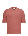 Calvin Klein Jeans - Ss Cotton Waffle Polo Collarswtr - L&uuml;hikeste varrukatega - L