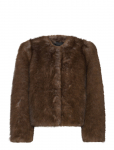 Stand Studio - Sadie Cropped Jacket - Kunstkarusnahk - 36