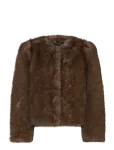 Stand Studio - Sadie Cropped Jacket - Kunstkarusnahk - 36