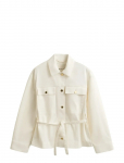 Gant - Denim Jacket With Tie Detail - L&uuml;hikesed teksap&uuml;ksid - XXL