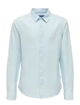 ONLY & SONS - Osjcaiden Life Ls Linen Shirt Wn Noos - Pikkade varrukatega s&auml;rgid - 164