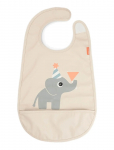 Done By Deer - Bib W/Velcro Celebration Sand - Varrukateta pudip&otilde;lled - 42X 26.5CM