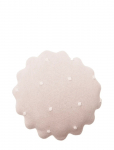 Lorena Canals - Knitted Cushion Round Biscuit Pink - Padjad - 25X 25CM