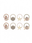 Mimi & Lula - 8 Ponies - Mini Mermaid Ocean Pearl - Juuksekummid - ONE SIZE