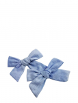 Pipol's Bazaar - Stina Bow 2 Pcs Light Blue - Juukseklambrid - ONE SIZE