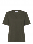 Coster Copenhagen - Cc Heart Basic Regular V-Neck T-Shi - L&uuml;hikeste varrukatega - XS