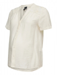 Vero Moda Maternity - Vmmjosie Ss Emb Top Wvn - L&uuml;hikeste varrukatega - XXL