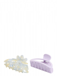 Pieces - Pcmaili Hairshark 2-Pack Pp - Juukseklambrid - ONE SIZE