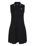 Tommy Jeans - Tjw Badge Pleated Sl Pique Dress - L&uuml;hikesed kleidid - L