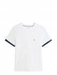 Tommy Hilfiger - Sail Mix Media Cuff Regular Tee - L&uuml;hikeste varrukatega - XXL