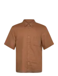 Mos Mosh Gallery - Mmgtheo Linen Ss Shirt - L&uuml;hikeste varrukatega s&auml;rgid - S