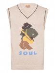 Mos Mosh Gallery - Mmgjazz Intarsia Knit Vest - Kootud vestid - L