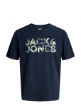 Jack & Jones - Jjejeff Logo Tee Ss Sn Jnr - L&uuml;hikeste varrukatega - 140
