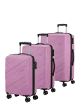 American Tourister - Jetdriver 3.0 3 Pc Set A Rasberry Pink - Piloodi- ja &auml;rikohvrid - ONE SIZE