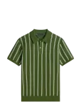 Tommy Hilfiger - Knitted Vertical Stripe Ss Polo - L&uuml;hikeste varrukatega - S