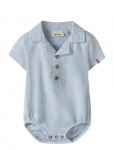 Lil'Atelier - Nbmhoman Mak Ss Loose Body Shirt Lil - L&uuml;hikeste varrukatega - 86