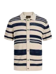 Jack & Jones - Jprbluhamilton Button Through Polo Ss - L&uuml;hikeste varrukatega kootud polos&auml;rgid - S