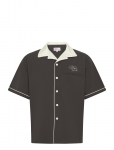 Stan Ray - Ss Bowling Shirt - Raven Black - L&uuml;hikeste varrukatega s&auml;rgid - XL