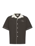 Stan Ray - Ss Bowling Shirt - Raven Black - L&uuml;hikeste varrukatega s&auml;rgid - XL