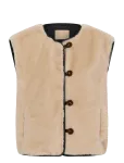 Culture - Culauren Faux Fur Waistcoat - Fliis- ja teddy vestid - XL