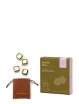 Here's How - Kylkub F&ouml;r Cocktail The Ruby - Guld- Set Om 4 - Whiskey Stones - ONE SIZE
