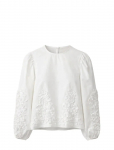 Ella&il - Vianna Embroidery Blouse - Pikkade varrukatega - L