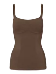 LYKKELAND Ateli&eacute;r - Second Skin Cami Top - Chocolate - Topid - 38-40