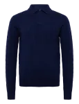 Polo Ralph Lauren - Cable-Knit Cashmere Polo-Collar Sweater - Pikkade varrukatega - S