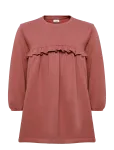 Lil'Atelier - Nmfkilano Ls Loose Sweat Dress Bru Lil - Pikkade varrukatega vabaajakleidid - 104