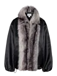 NOISY MAY - Nmivy Contrast Collar Loose Bomber - Bomber-jakid - S