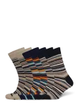 TOPECO - Socks 6-P, Cotton, Multi 999S25 6 Pc/Pack - Tavalised sokid - 41-45