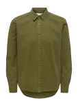 ONLY & SONS - Onspalo Overdyed Ls Reg Shirt - Vabaaja s&auml;rgid - S