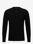 Reiss - Francisco Ls Textured Grandad Collar Polo - Pikkade varrukatega - XL
