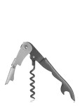 Innovine - Double Hinge Corkscrew In Graphite By Innovine&trade; - Pudeliavajad ja veinikorgid - ONE SIZE