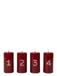 Broste Copenhagen - Advent Calender Candle Glossy - Advendik&uuml;&uuml;nlad - H10CM